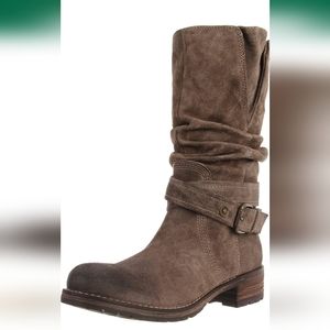 Clarks Women's Majorca Villa Boot, Distressed Charcoal, Size 8, Leather